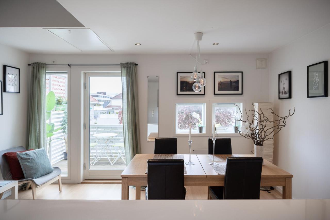 Central Top Floor Apartment Stavanger Eksteriør billede